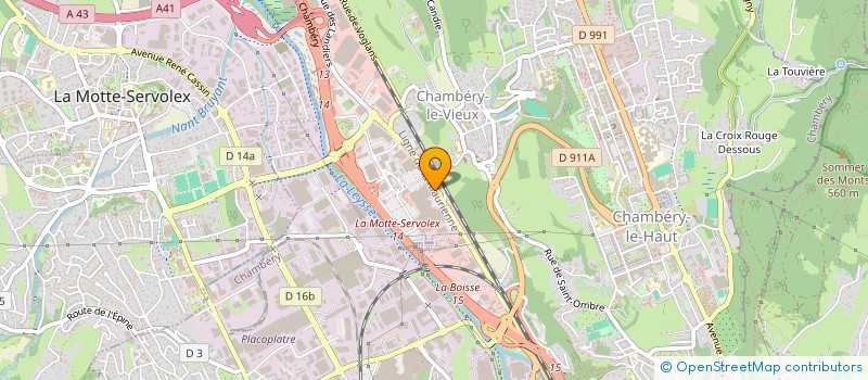 localisation de l'entreprise YOUMI BEAUTY à CHAMBERY