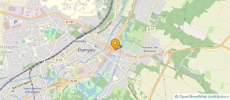 localisation de l'entreprise YOUNES à ETAMPES