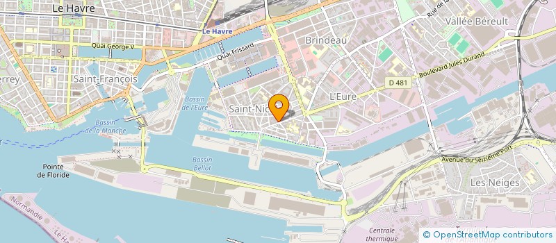 localisation de l'entreprise YOUNES FOOD  LE HAVRE