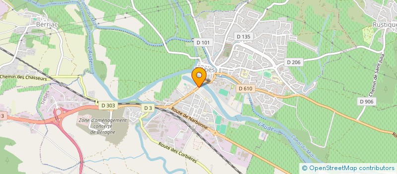 localisation de l'entreprise YOUNG à TREBES