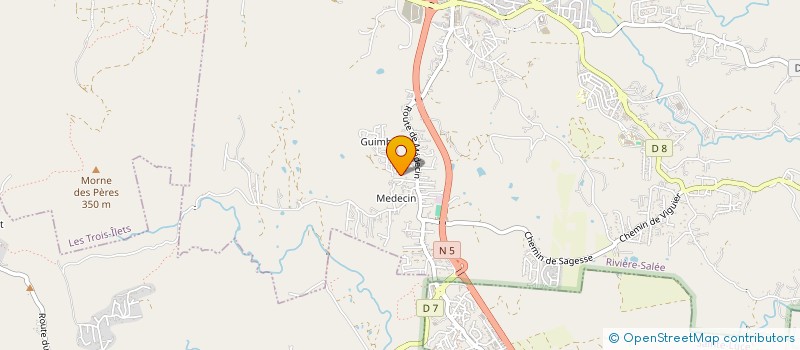 localisation de l'entreprise YOUNG BIKERS  RIVIERE-SALEE