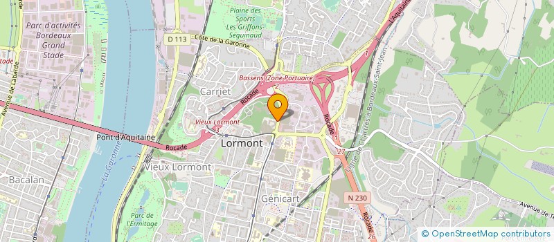 localisation de l'entreprise YOUNG BOYS PROPRETE  LORMONT