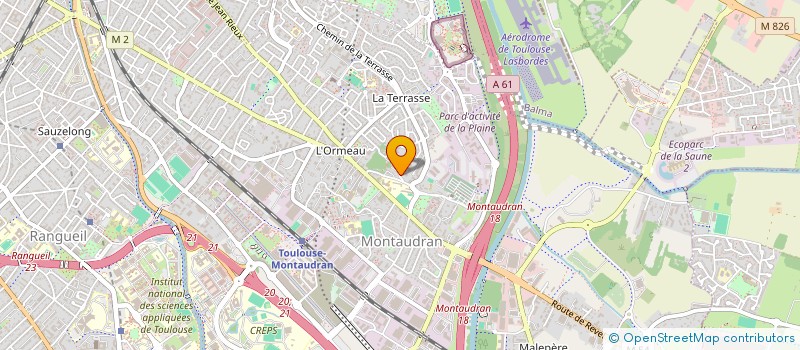 localisation de l'entreprise YOUNG BRAINS ON THE ROAD (YBOR)  TOULOUSE