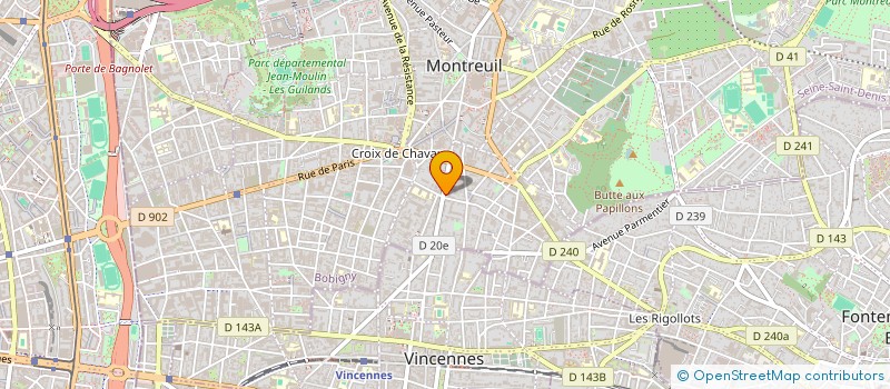 localisation de l'entreprise YOUNG CORPORATION TECHNOLOGY à MONTREUIL