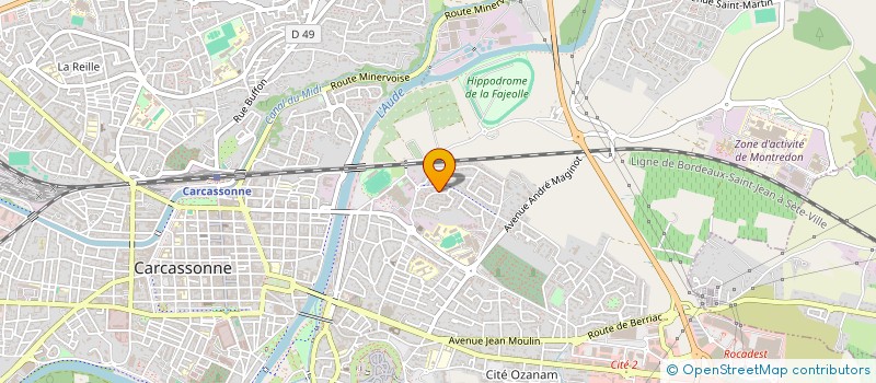 localisation de l'entreprise YOUNG FUNKY BRASS  CARCASSONNE