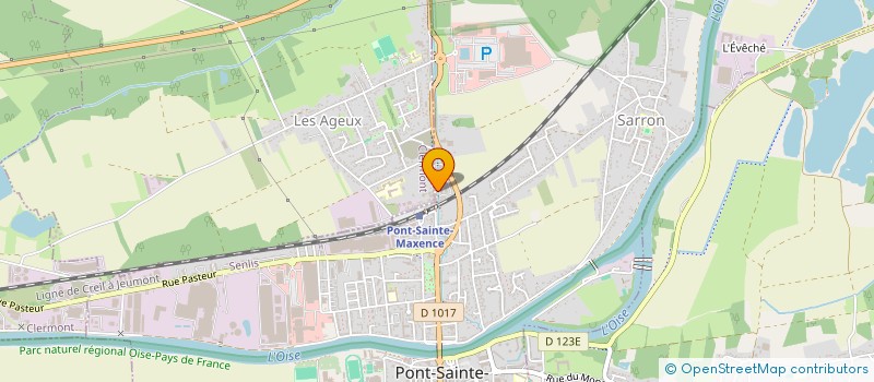 localisation de l'entreprise YOUNG PRAIRIE  PONT-SAINTE-MAXENCE