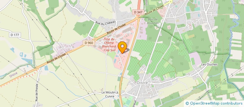 localisation de l'entreprise YOUNGTIMER AUTOS OUEST  DISTRE