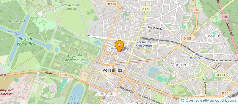 localisation de l'entreprise YOUNITED à VERSAILLES