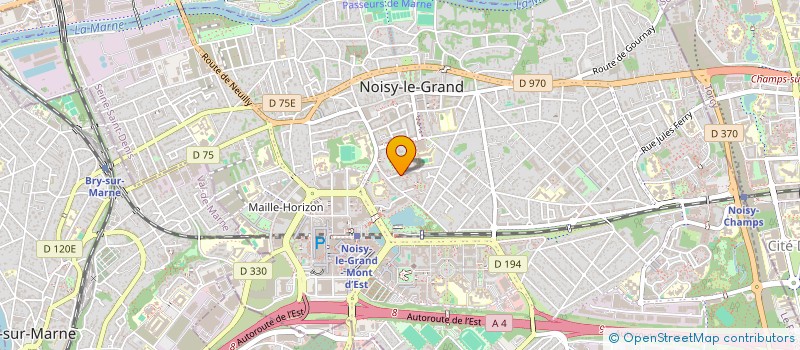 localisation de l'entreprise YOUNOV à NOISY-LE-GRAND