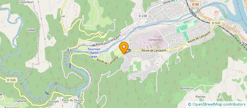 localisation de l'entreprise YOUPENDI à TOURNON-SUR-RHONE
