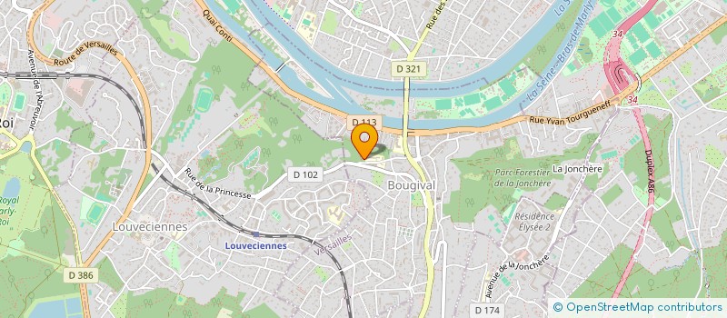 localisation de l'entreprise YOUPERFORM  BOUGIVAL