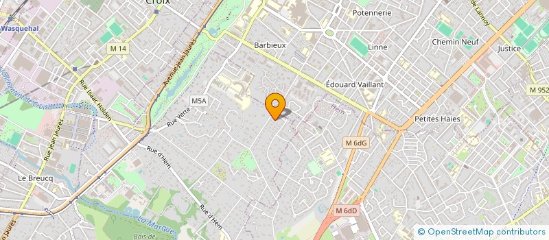 localisation de l'entreprise YOUPI BALLON  CROIX