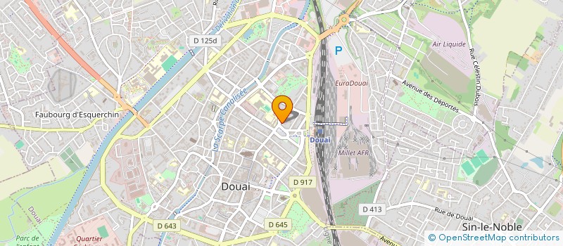 localisation de l'entreprise YOUPI PRODUCTION  DOUAI