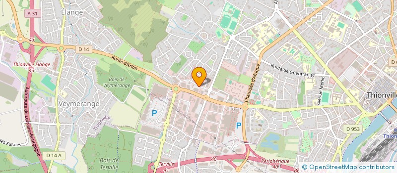 localisation de l'entreprise YOUPI WAY à THIONVILLE