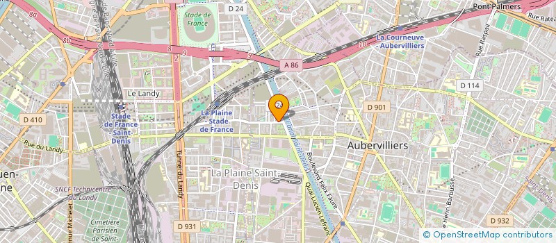 localisation de l'entreprise YOUPIHELP  AUBERVILLIERS