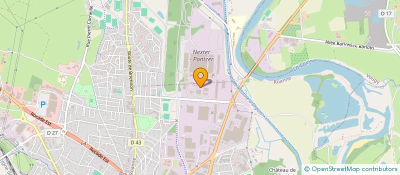 localisation de l'entreprise YOUPIII à ROANNE