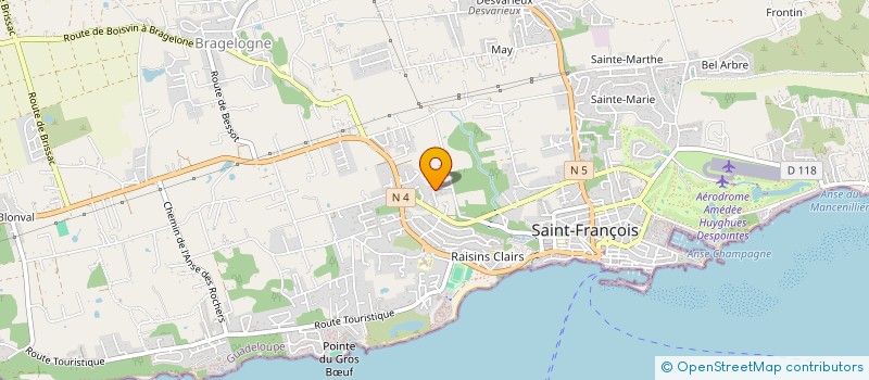 localisation de l'entreprise YOUPILOC à SAINT-FRANCOIS