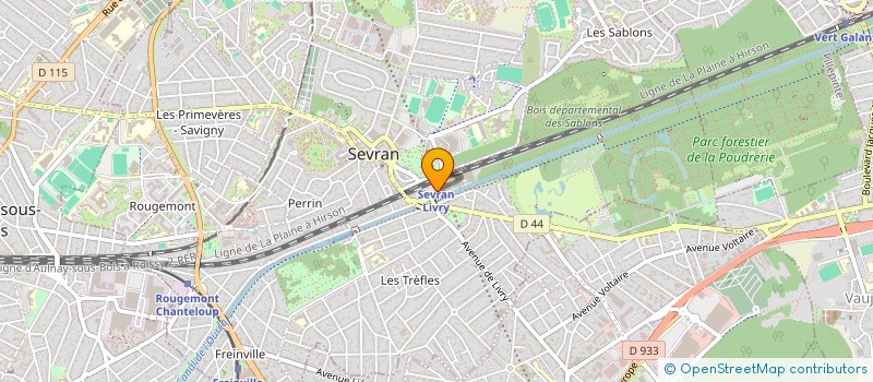 localisation de l'entreprise YOUPIZZA à SEVRAN