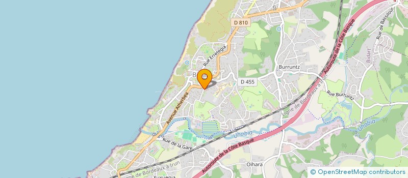 localisation de l'entreprise YOUPLA'VIE  BIARRITZ