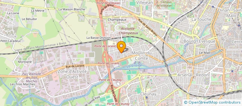 localisation de l'entreprise YOUPSA à RENNES
