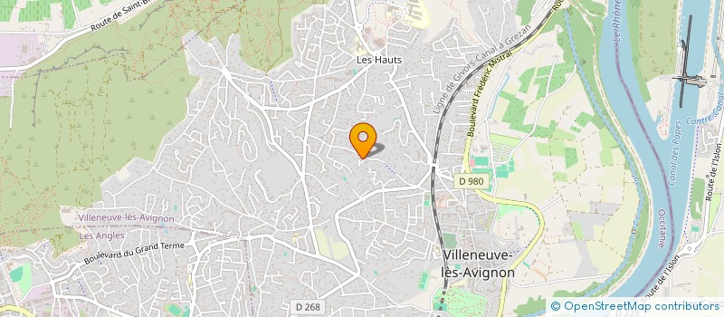 localisation de l'entreprise YOUPUB360  VILLENEUVE-LES-AVIGNON