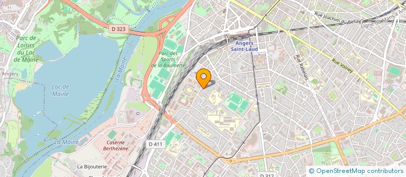 localisation de l'entreprise YOUR AUDIO FACTORY  ANGERS