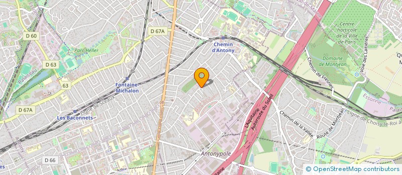 localisation de l'entreprise YOUR HR BOX à ANTONY