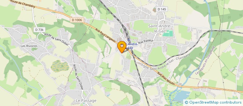 localisation de l'entreprise YOUR MARKETING TEAM à SAINT-ANDRE-LE-GAZ