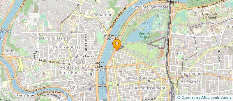 localisation de l'entreprise YOUR PARTNERS à LYON