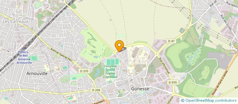 localisation de l'entreprise YOUR PRESTIGE CAR à GONESSE