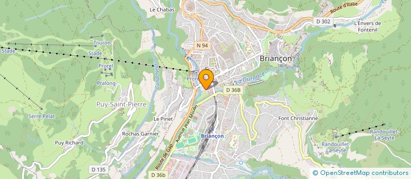 localisation de l'entreprise YOUR WAY NETWORK à MONTGENEVRE