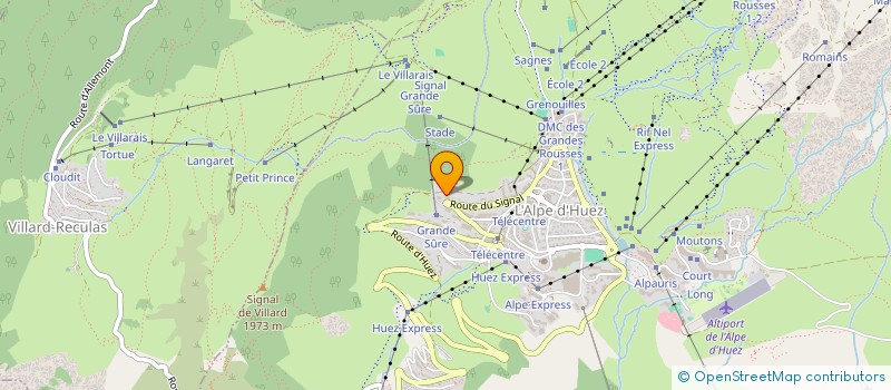 localisation de l'entreprise YOURALP  HUEZ