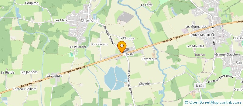 localisation de l'entreprise YOURCOACH à MONTRACOL