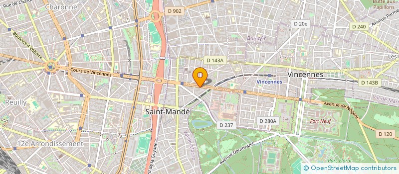 localisation de l'entreprise YOURGARMENTZ à SAINT-MANDE