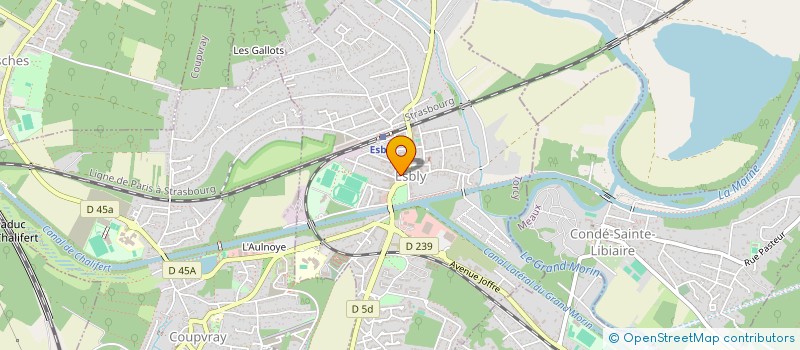 localisation de l'entreprise YOURI DISTRIBUTION à ESBLY