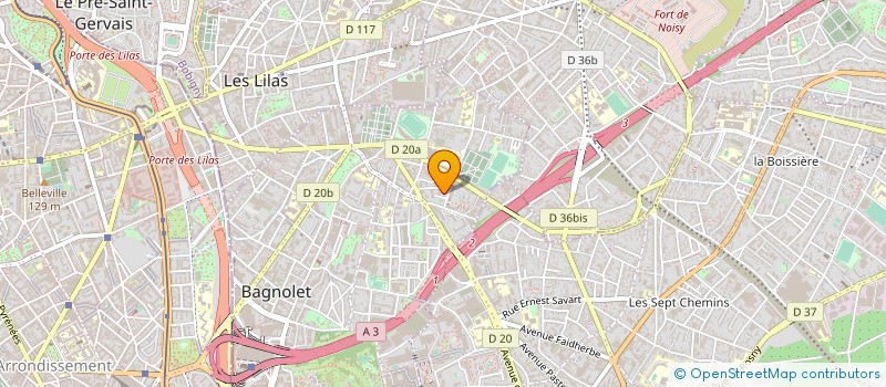localisation de l'entreprise YOURI KAHO à BAGNOLET