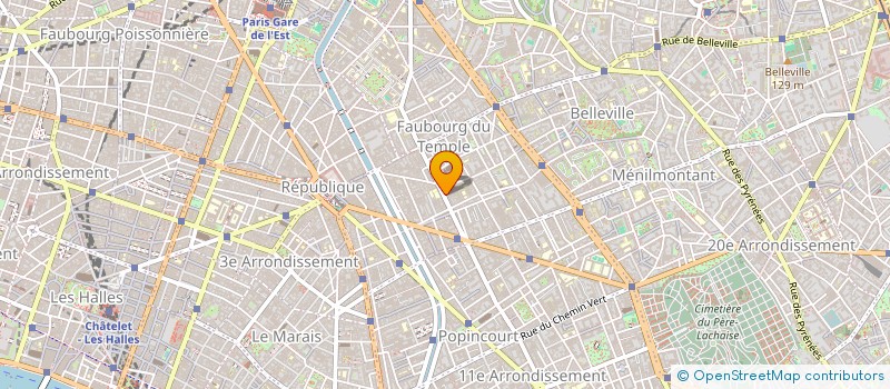 localisation de l'entreprise YOURS  PARIS