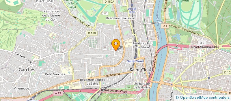 localisation de l'entreprise YOURSAIL à SAINT-CLOUD