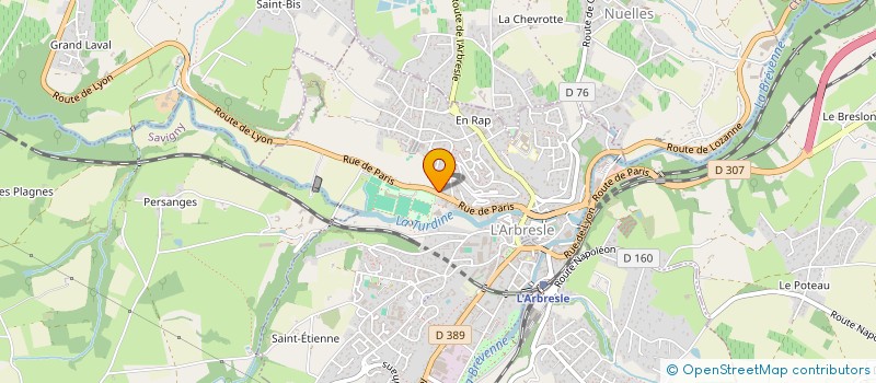 localisation de l'entreprise YOURSEASON à L ARBRESLE