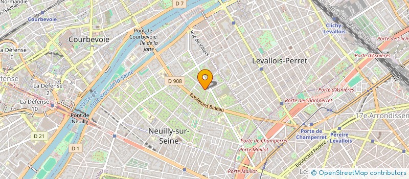 localisation de l'entreprise YOURSELF BEAUTY à NEUILLY-SUR-SEINE