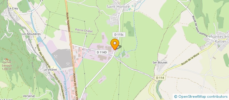 localisation de l'entreprise YOURTALPINE  NANTES-EN-RATIER