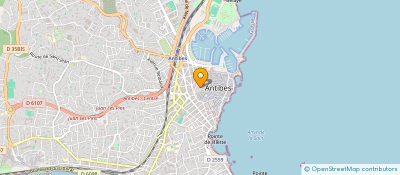 localisation de l'entreprise YOURY & PAOLA à ANTIBES