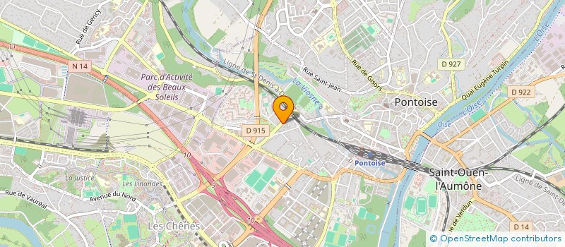 localisation de l'entreprise YOURZ  PONTOISE