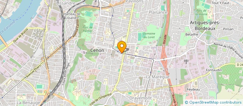 localisation de l'entreprise YOUSCODE  CENON