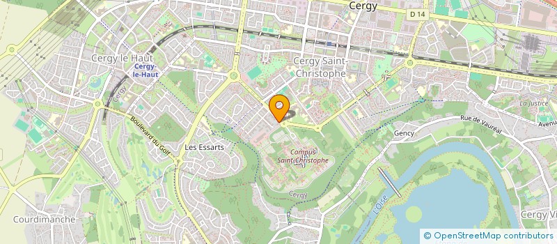 localisation de l'entreprise YOUSOFT  CERGY