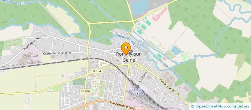 localisation de l'entreprise YOUSR à ROMILLY-SUR-SEINE
