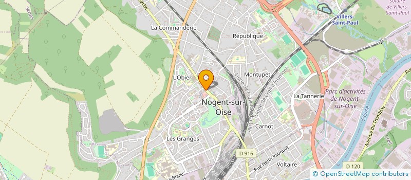 localisation de l'entreprise YOUSSEF  NOGENT-SUR-OISE