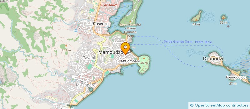 localisation de l'entreprise YOUSSOUFOU à MAMOUDZOU