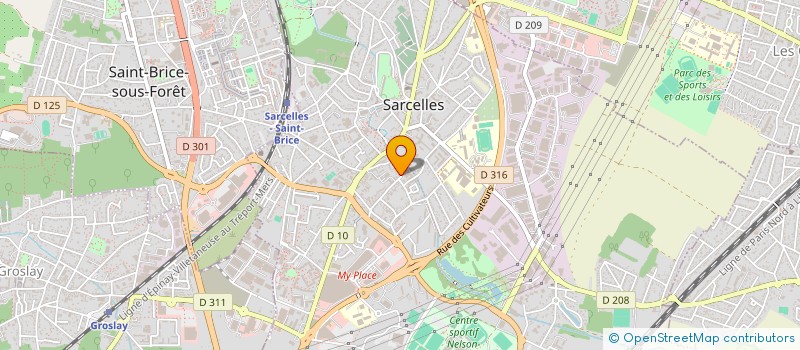 localisation de l'entreprise YOUSSRA TRANSPORT à SARCELLES