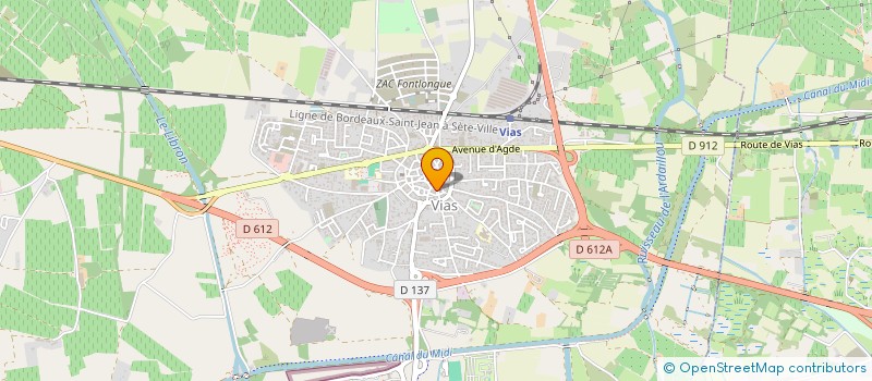 localisation de l'entreprise YOUSUN ENERGY  VIAS